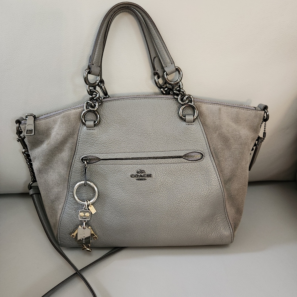 Coach Chain Prairie Satchel.NOT a knock off-an original.Check the inside lining!